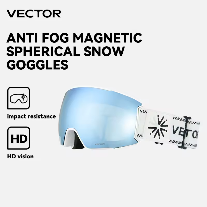 גוגלס VECTOR Pro Vision עם עדשה כפולה ומסגרת TPU (כולל נרתיק)