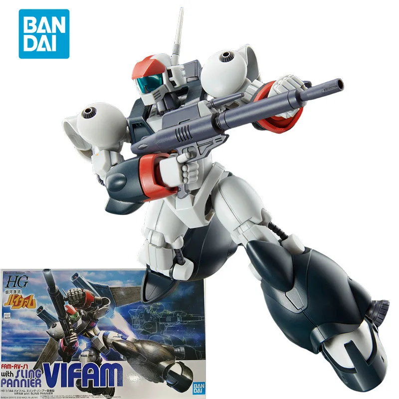 

Bandai Genuine Gundam HG 1/144 Space Castaways Vifam Sling Pannier Action Collectible Model Decorations Doll Toys For boys