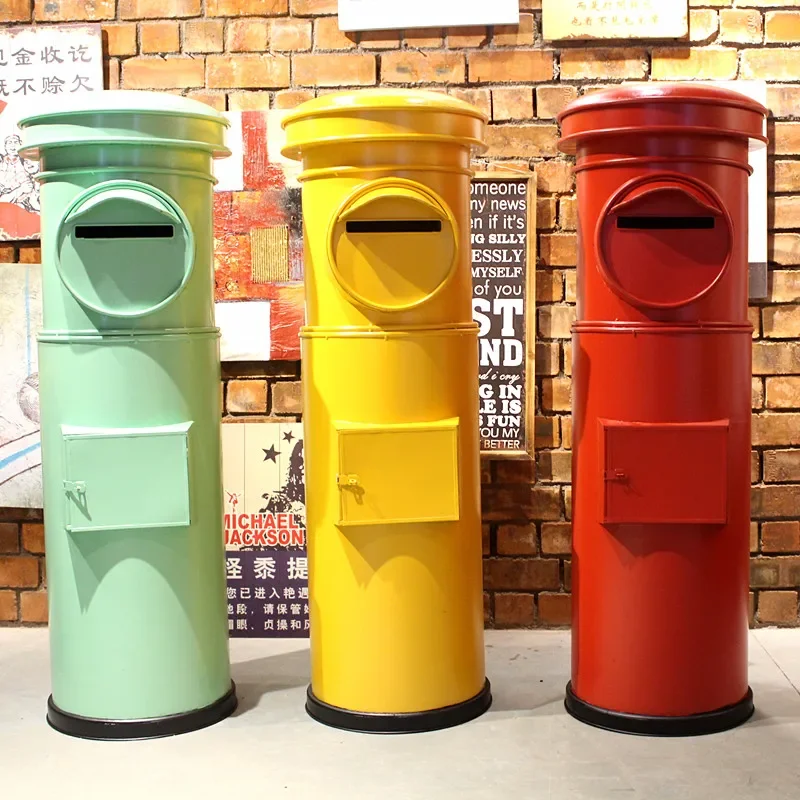 

Customized Japanese mailbox mailbox wrought iron model handicrafts outdoor activities retro decoration European ornament