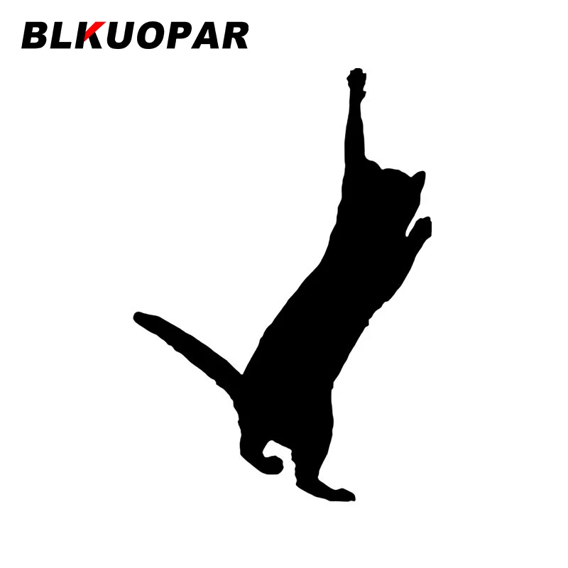 BLKUOPA Clever And Well Behaved Car Stickers Sunscreen Compact Animal Decals Fashion Die Cut Motorcycle Refrigerator Car Styling