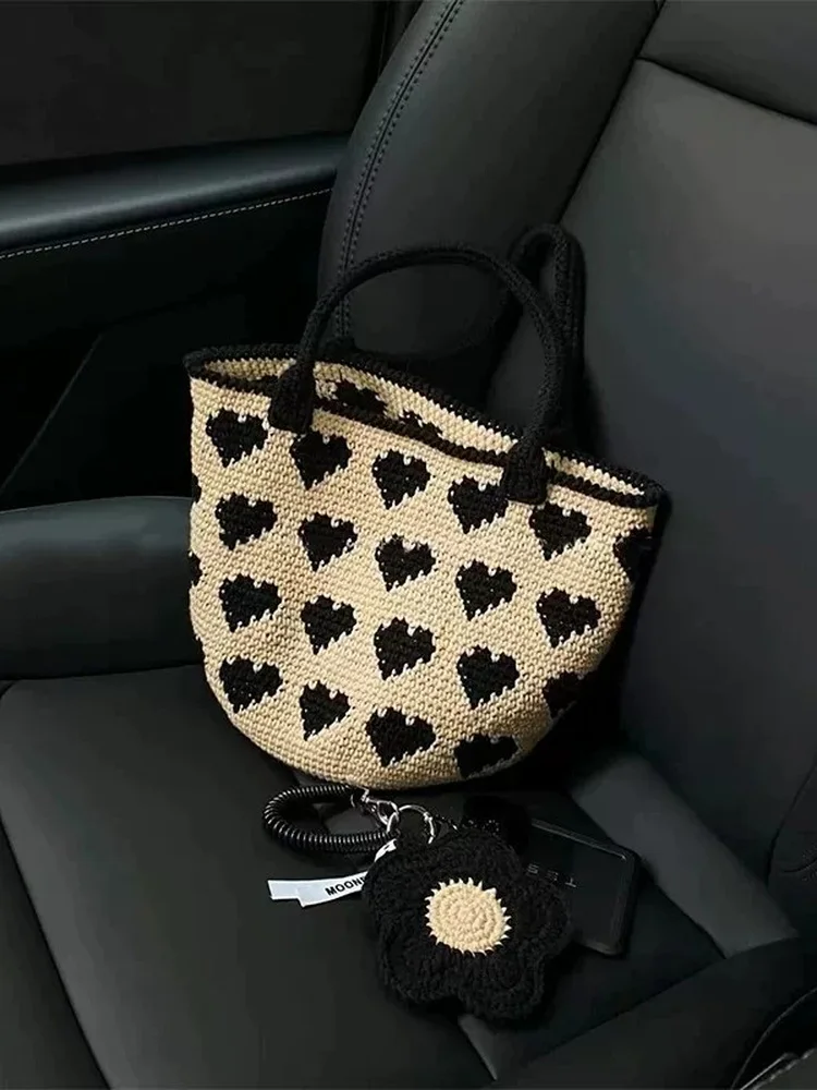 hand-knitting-diy-material-kit-heart-shaped-handbag-wool-yarn-tote-bag-gift-for-best-friend-chinese-origin-medium-gauge-yarn