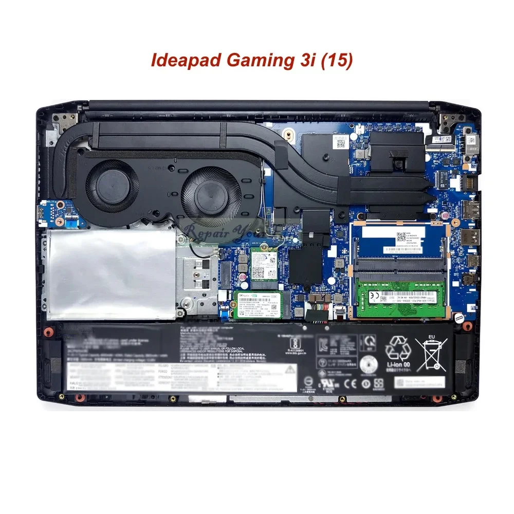 Laptop CPU Cooling Fan For Lenovo IdeaPad Gaming 3-15IMH05 3-15ARH05 Creator 5-15IMH05 Computer Fans 5F10S13912 BAPA1509R5HP002 image 3