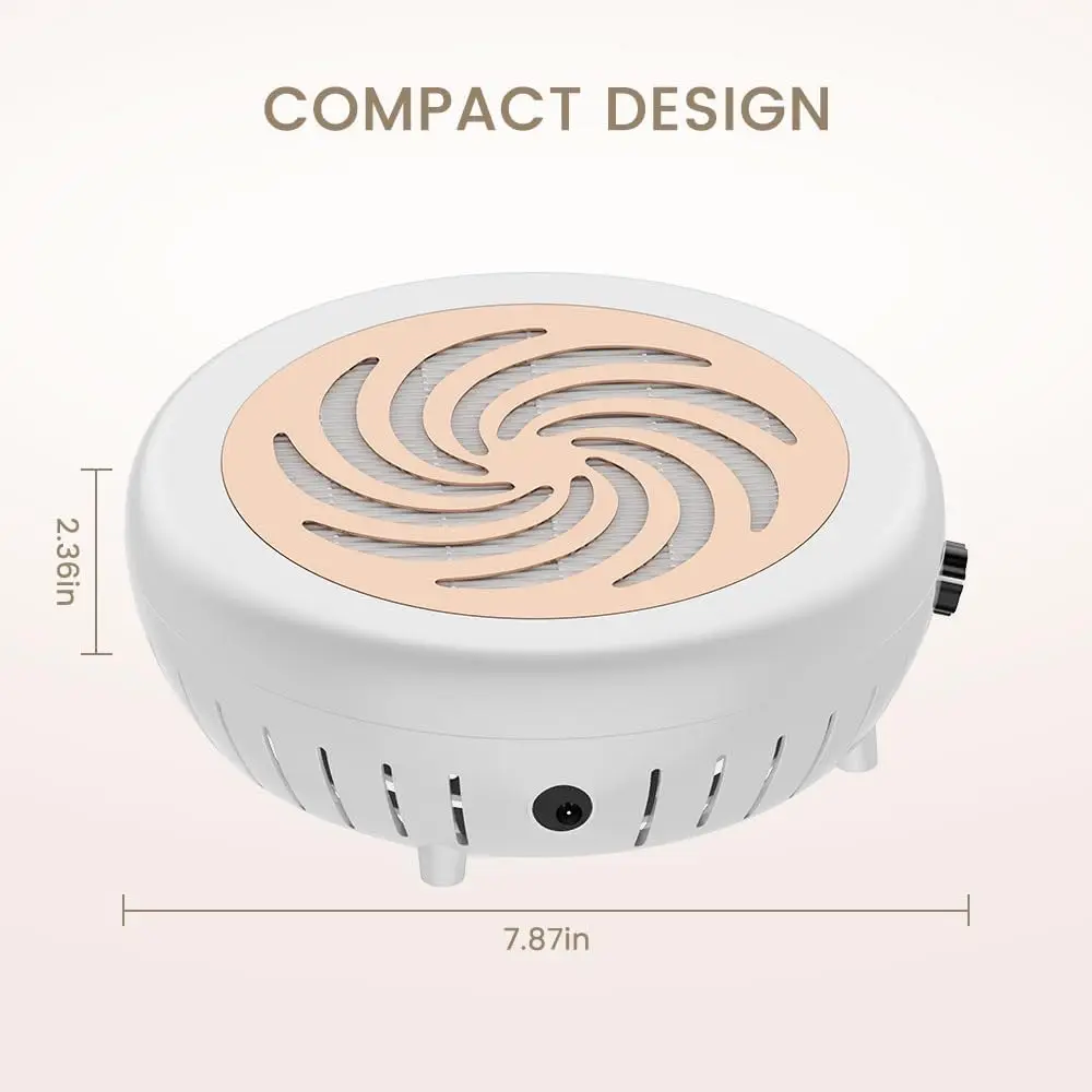 جهاز تجميع غبار الأظافر من لينماندا، جهاز تجميع الغبار الاحترافي، صالون تكنولوجيا الأظافر مع سرعة فلتر قابلة للإزالة ​ ​ مكنسة كهربائية قابلة للتعديل