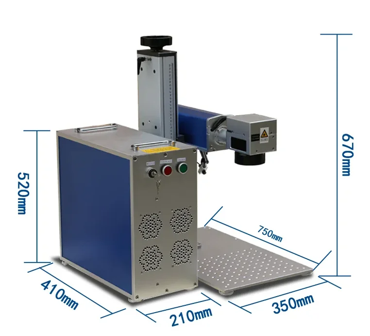 Fiber Laser marking engraving cutting  for blank coins machine china factory manufacture