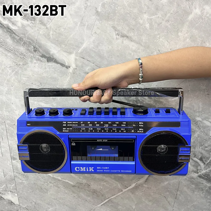 

Nostalgic Portable Recording Stereo Lettore Double Bluetooth Cassette Tape Recorder Fm/Am Fm Am Radio With Usb Cassette Player