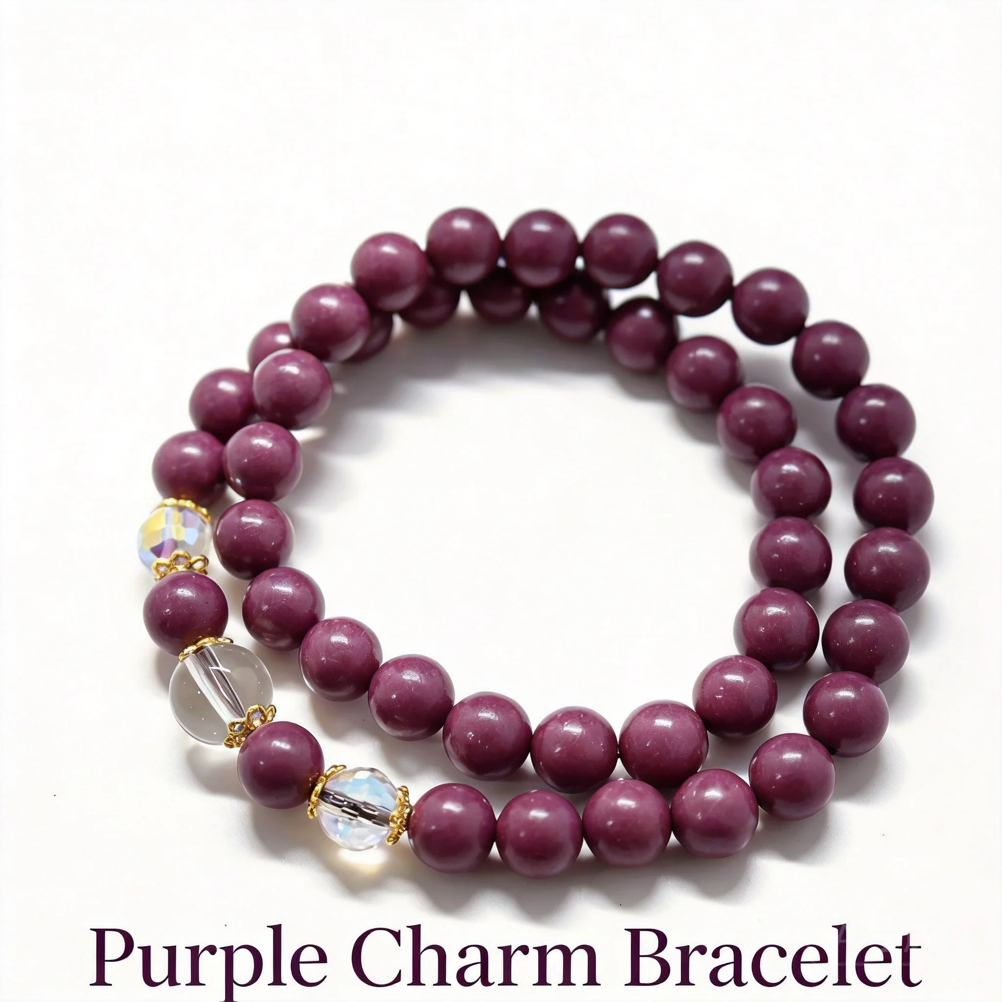 Chinese Style Luoshen Natural Herbal Incense Beaded Double Layer Bracelet Lucky Blessing Wealth Attracting Positive Energy Cryst
