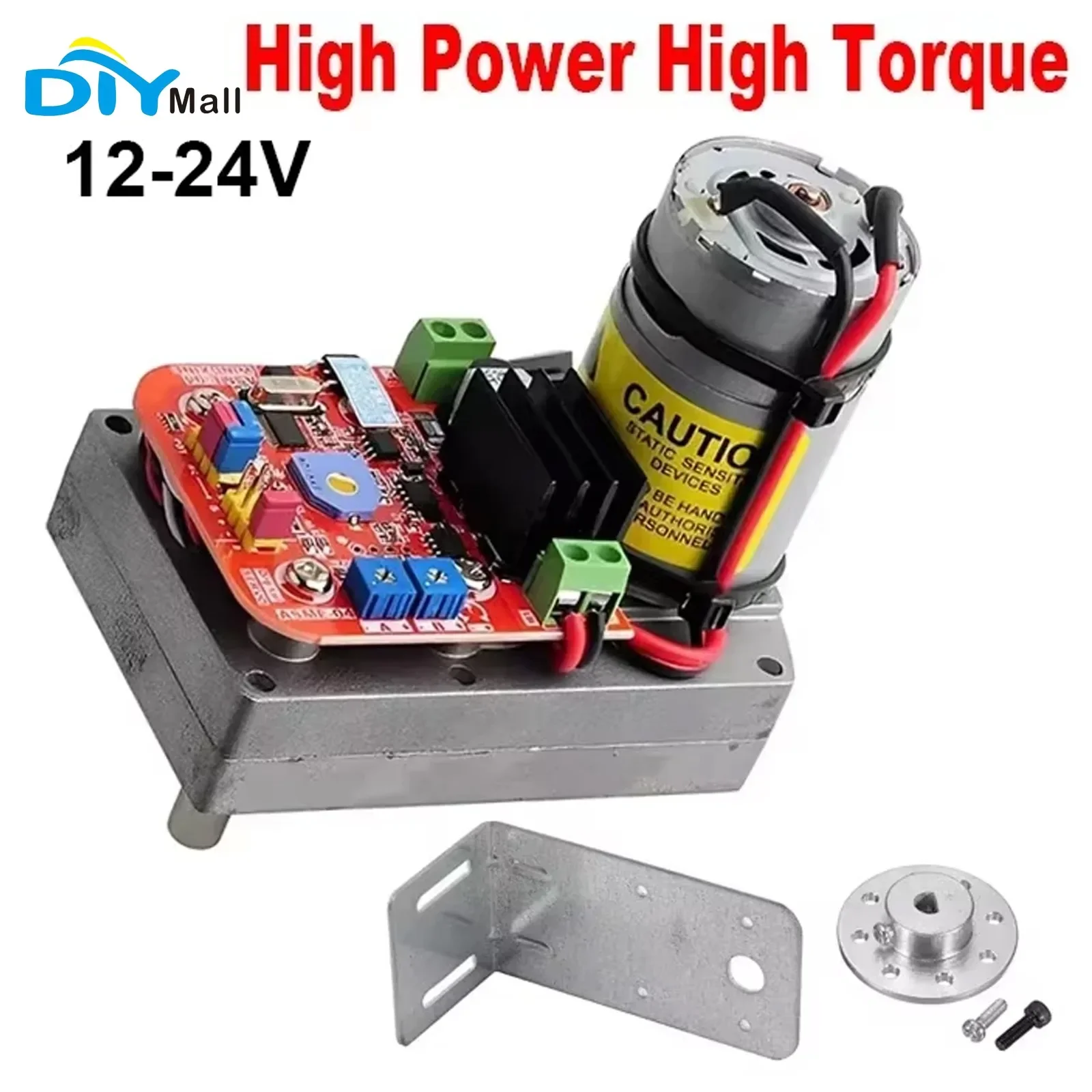 High-Power High-Torque Servo Motor 380Kg.cm DC 12-24V for Large Robotic Manipulator and RC Robots