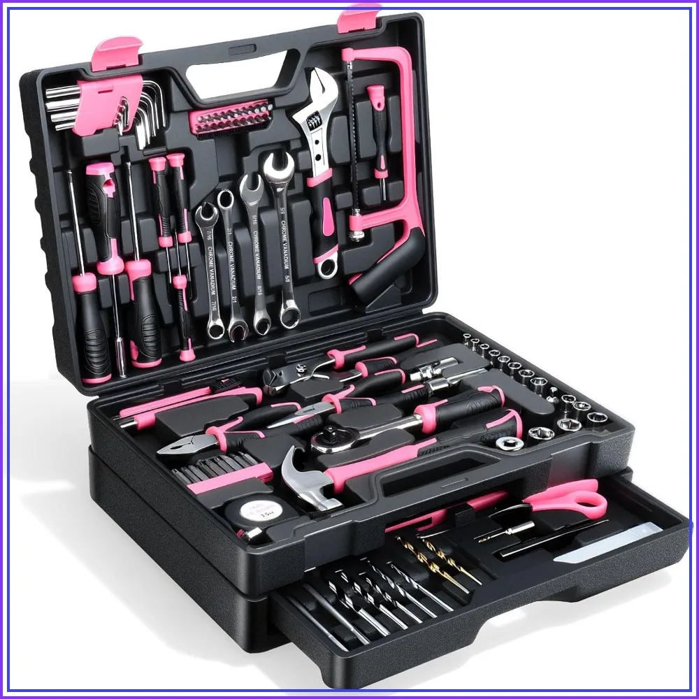 

412-Piece Tool Set with Drawers, Home Repair & Auto Tool Kit, Storage Organizer for DIY & Handyman