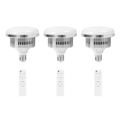 65W LED Photographic Lighting Bulbs E27 Base Lamp With Remote Control Dimmable Daylight Bulb For Photo Studio Softbox - Image 11