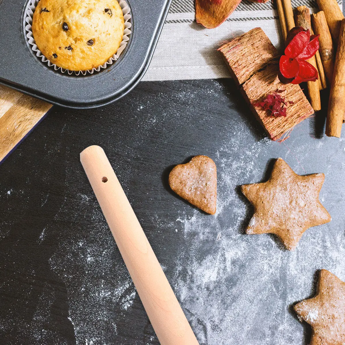 

4Pcs Wooden Muddler Set Natural Wood Pestle for Canning Sauce Making Puree Soup Paste Jelly Curd Ideal Infant Food Grinder Tool