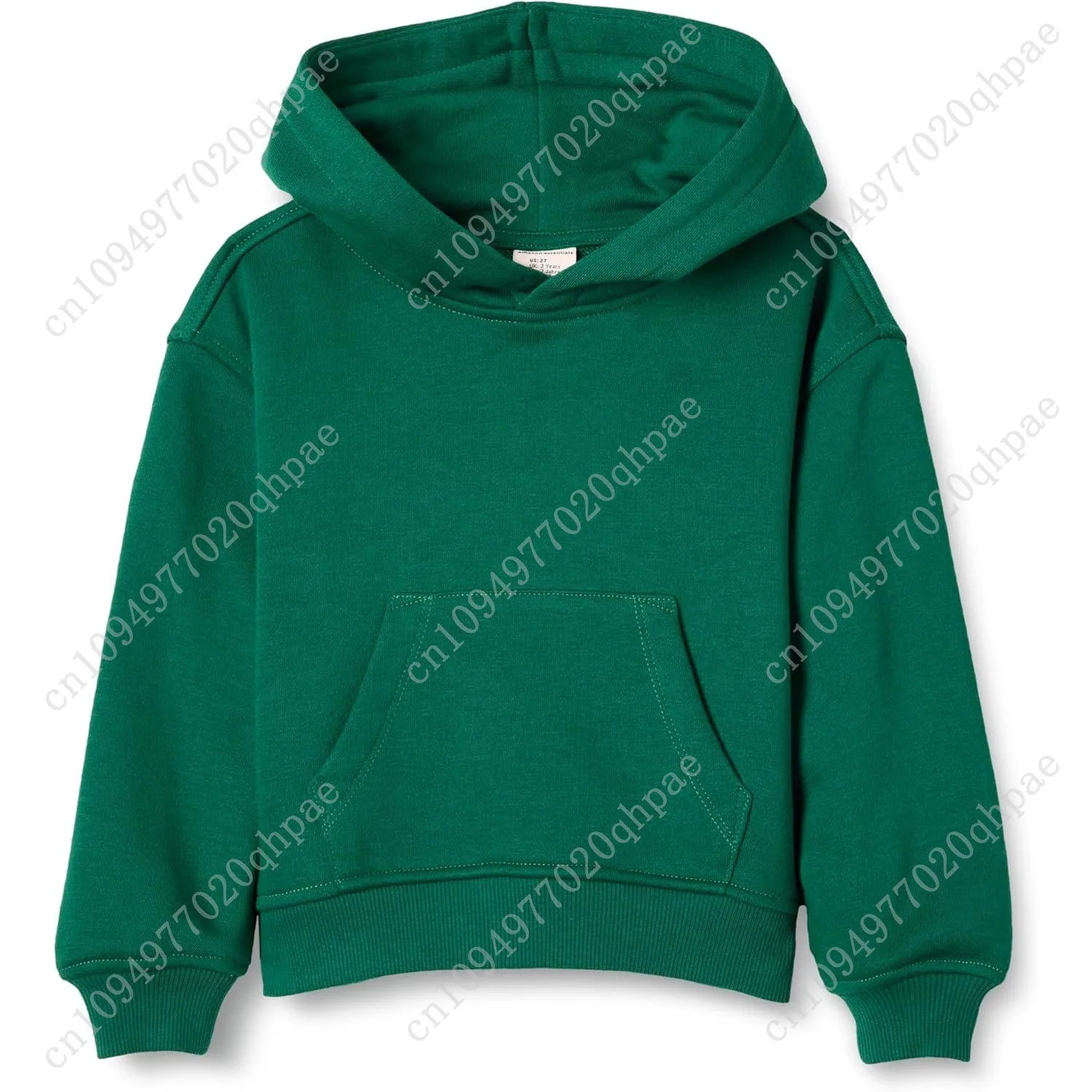 سترة بغطاء للرأس كبيرة الحجم للأطفال من أمازون إسينشالز #5