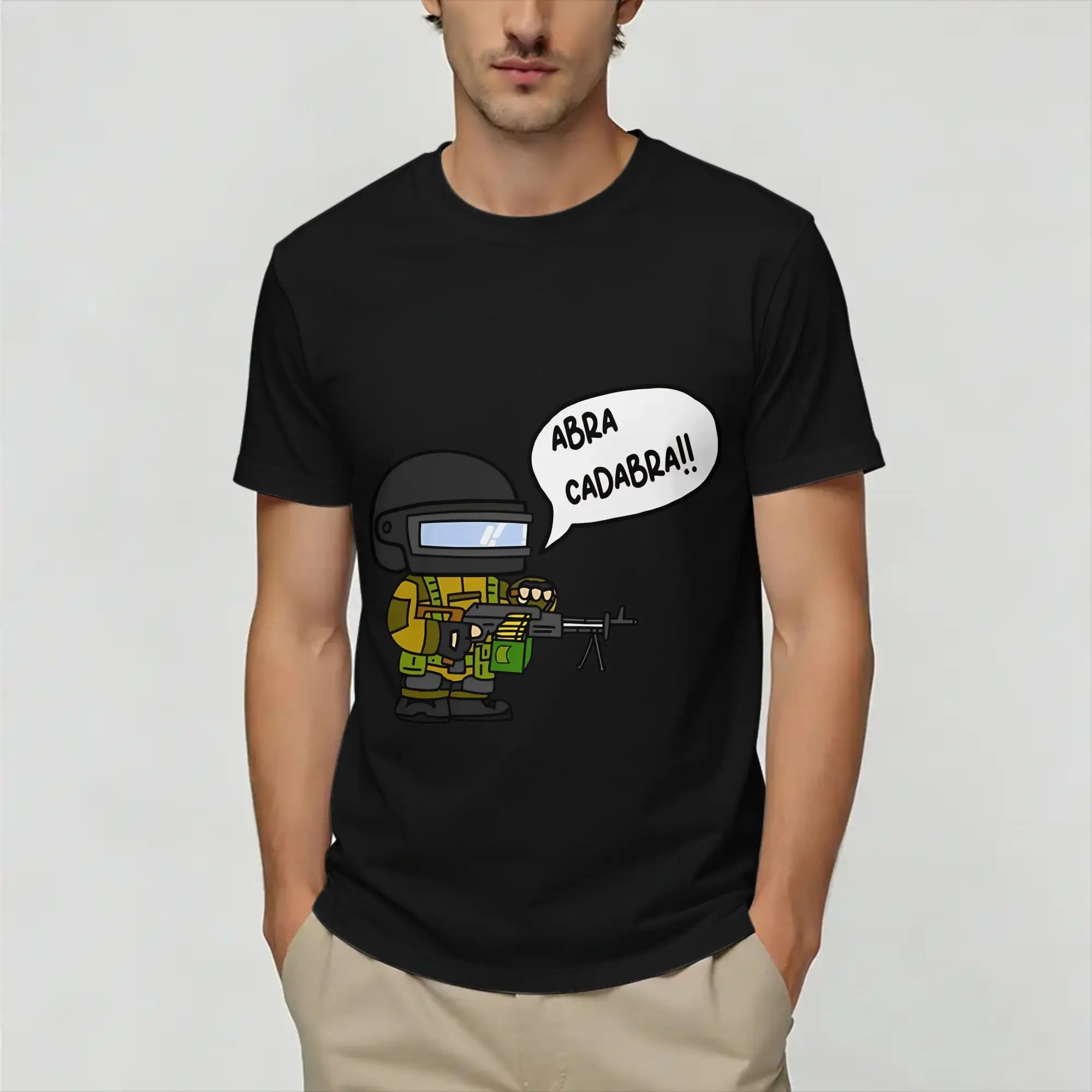 Scav Run T-Shirt for Men  Escape from Tarkovs   Casual 100% Cotton Tee Shirt Crew Neck Short Sleeve T Shirt Gift Idea Clothes
