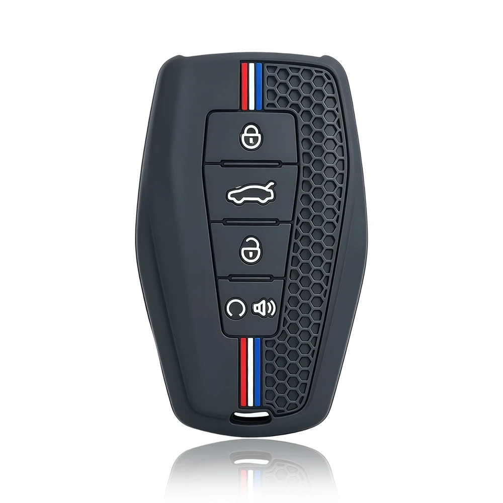 2026 Silicone Car Key Cover Case for Geely Coolray X6 geometry c Emgrand Global kulrey Hawk GX7 smart Remote Car Accessories