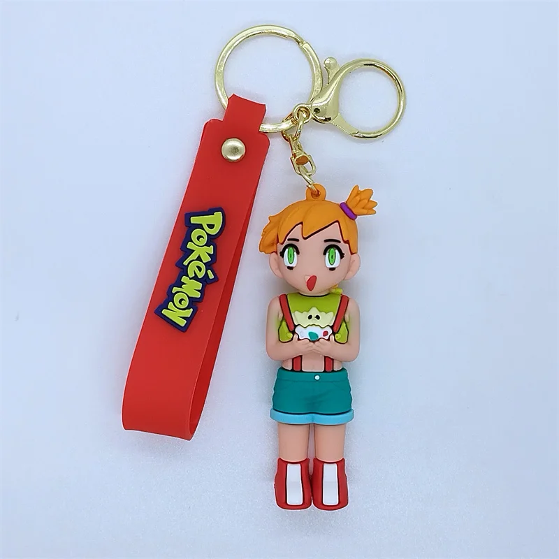 New Crossborder Creative Cartoon Pokemon Keychain Pendant Bag Car Key Chain