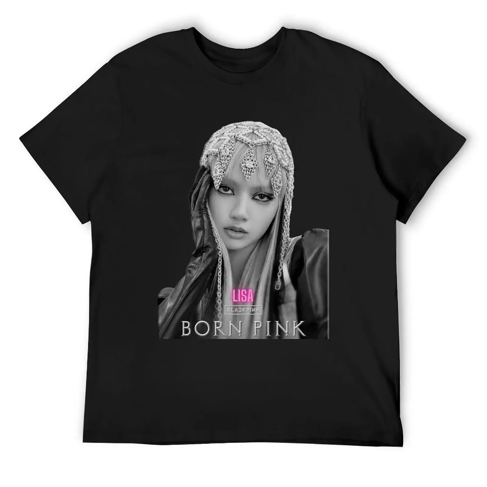 

BP BORN PINK LISA T-Shirt oversized designer shirts t shirts for men graphic