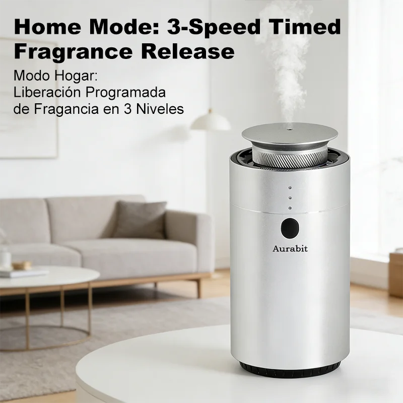 Smart Car Aroma Diffuser Auto Start Stop with Engine Quick Deodorizer Dual Mode for Home Vehicle Long Lasting Fragrance​ view 5