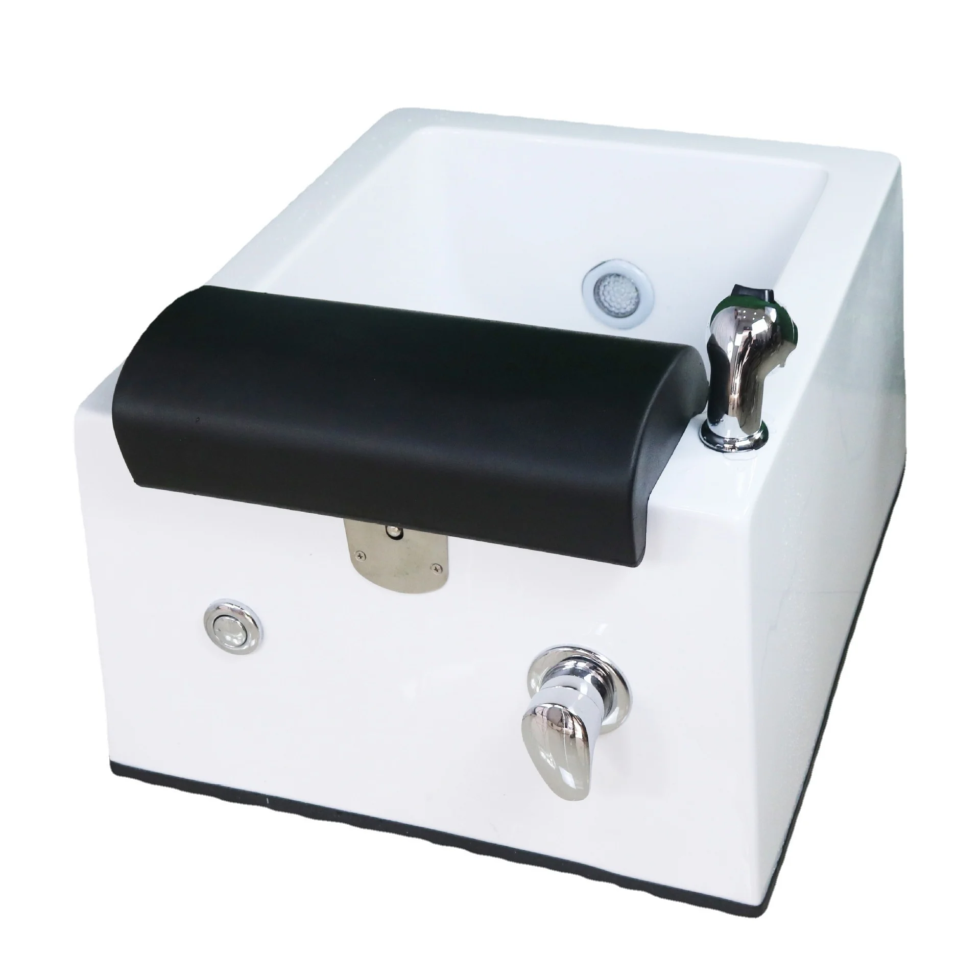 

White acrylic foot bath basin foot massage basin massage basin bath bucket with massage function in stock.