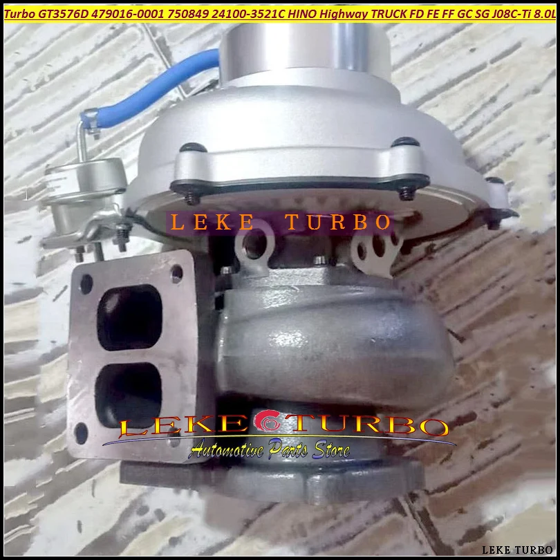 توربو GT3576D 479016 479016 -0001 750849 750849 -5001S 241003521 ج 241003251   لشاحنة الطريق السريع هينو FD FE FF GC SG J08C-Ti 8.0L