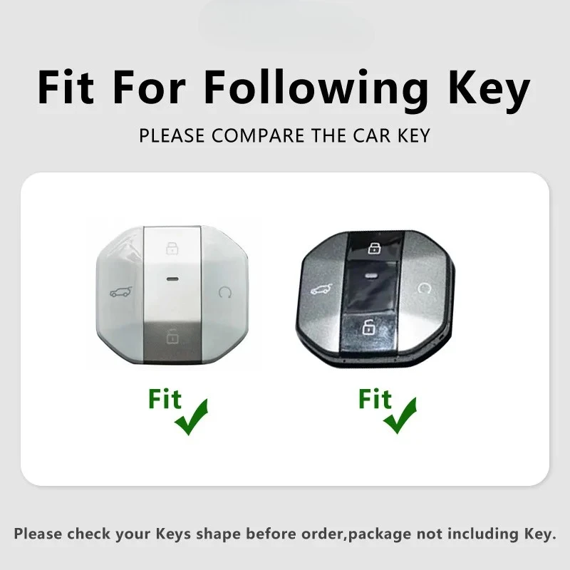 TPU Car Key Case for Jetour Freer Freedom T2 Freer Traveller T1 2025+ Remote Cover Shell Keychain Fob Accessories Anti-Scratch