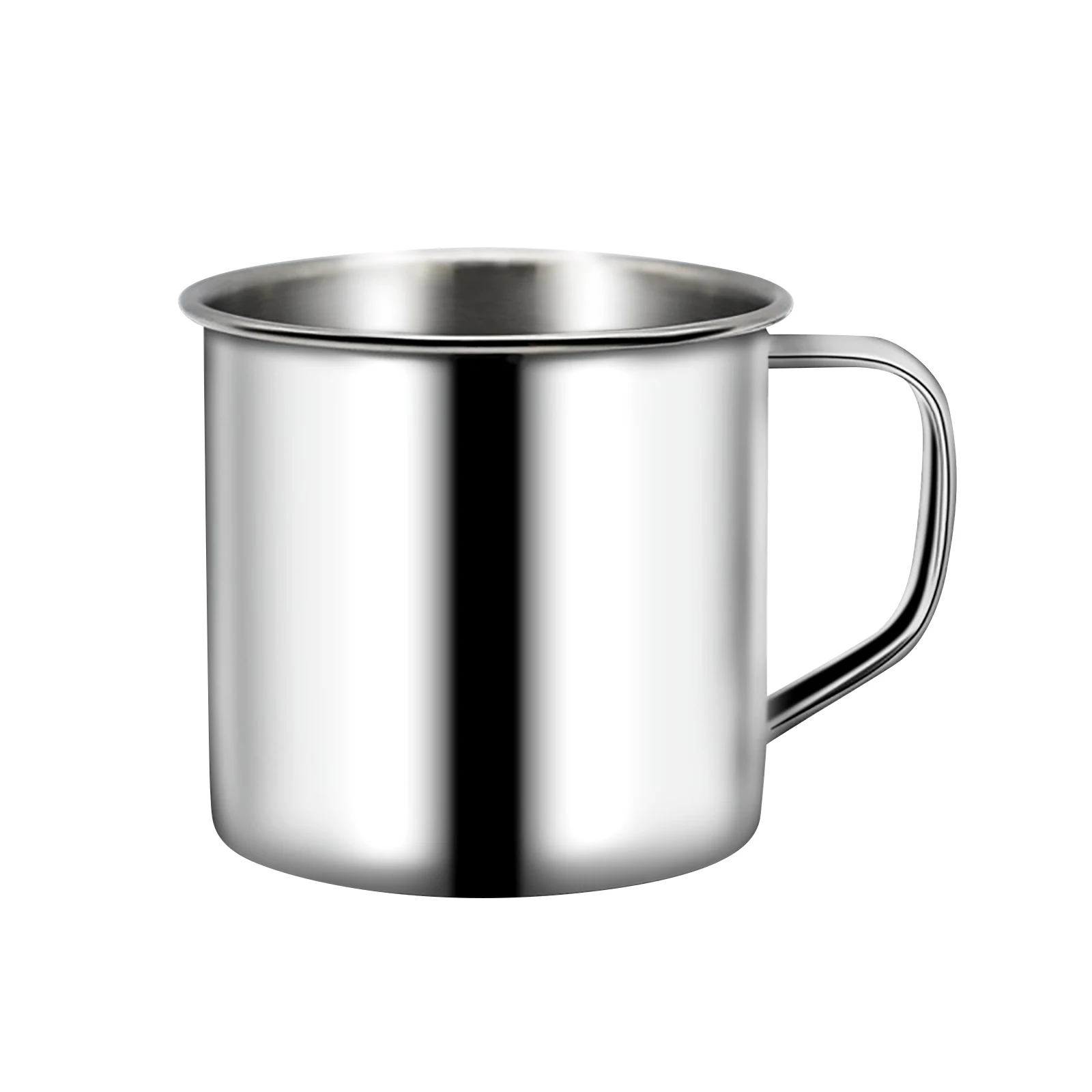200ml Childrens Water Cup Camping Coffee Cup Shatterproof Stainless Steel Multifunction with Handle for Camping Picnic