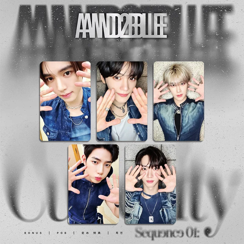 AND2BLE Sequence 01 Curiosity Debut Album Photocards Lomo Cards HD Double Sided Print Idol Collectible Fan Merch Cosplay Cards
