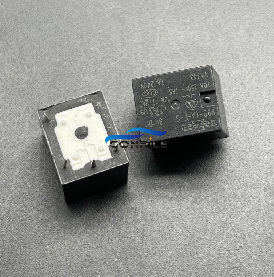 4pcs car relay  899-1A-F-S 9VDC normally open 4 feet 10A T73 9V