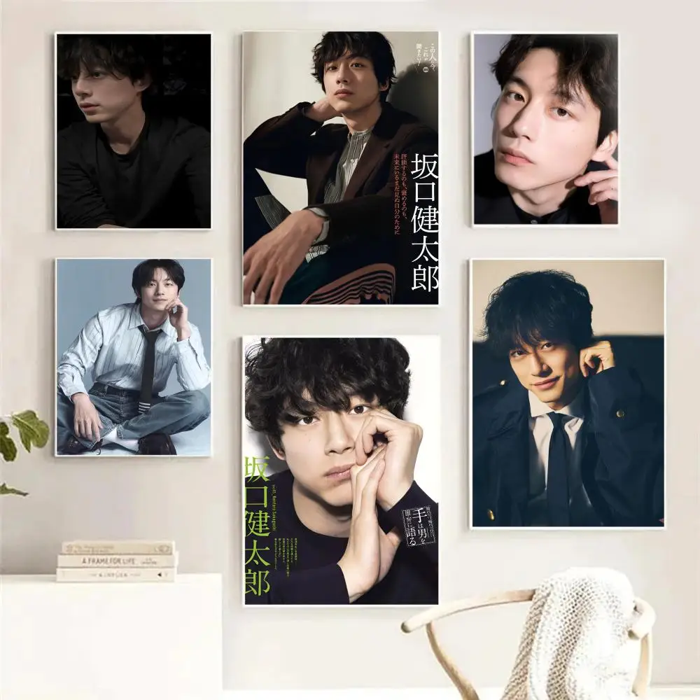 النموذج الياباني K-Kentaro SakaguchiS اللوحة الخط قماش المشارك: تجعد الحرة مقاوم للماء دائم جميع الفضاء جدار ديكور