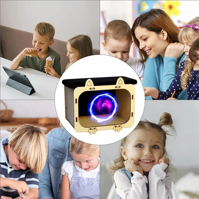 Upgraded DIY 3D Holographic Cinema Mobile Phone Projector Scientific Experiment Materials Children's Educational Technology Toys