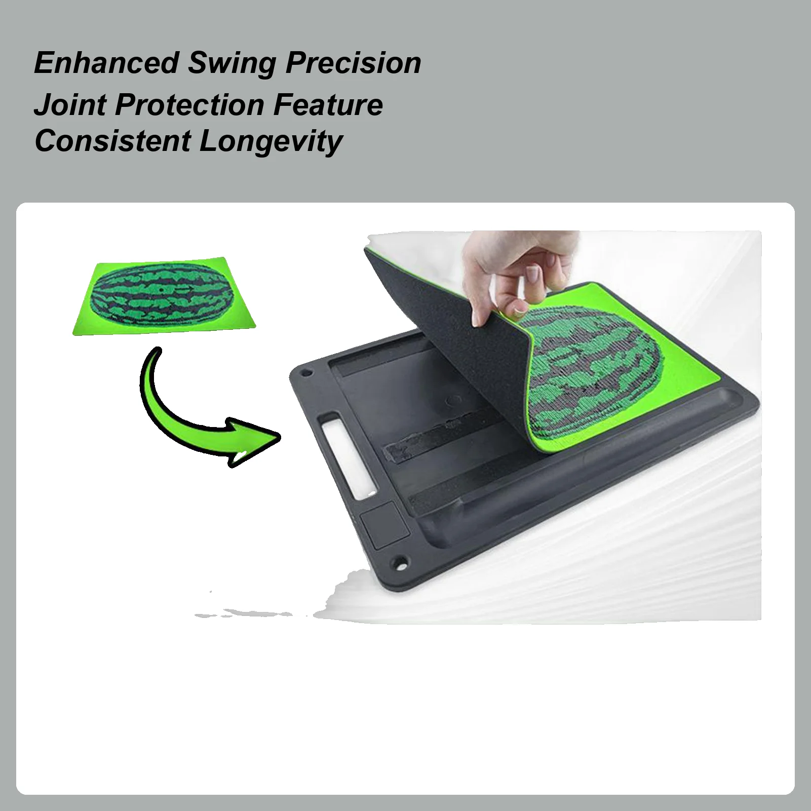Estera para golpear Golf, entrenador de Golf con almohadilla ejercitadora de comentarios de ruta de Swing con detección de rastreo para mejorar el Swing, deportes al aire libre