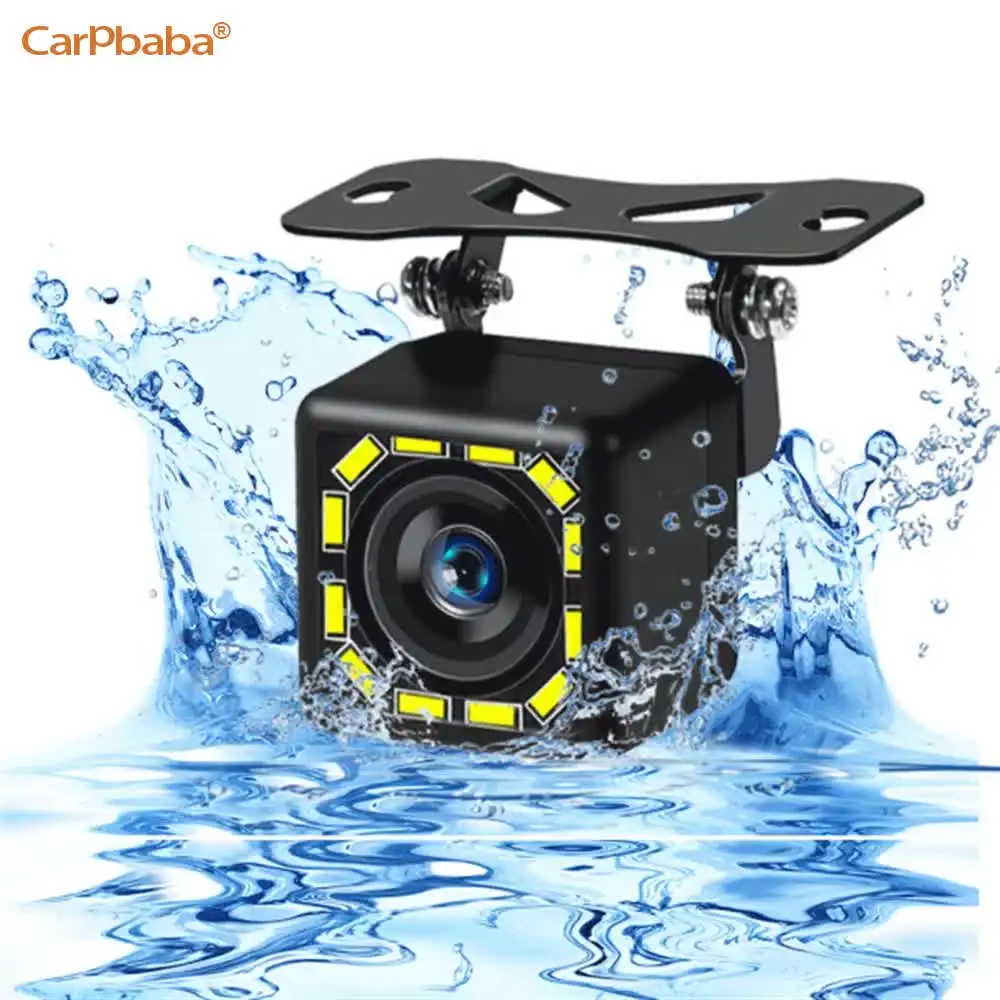 Carpbaba Car Rear View Camera 4 LED 12 LED Night Vision Reversing Auto Parking Monitor CCD Waterproof 170 Degree HD Video Camera