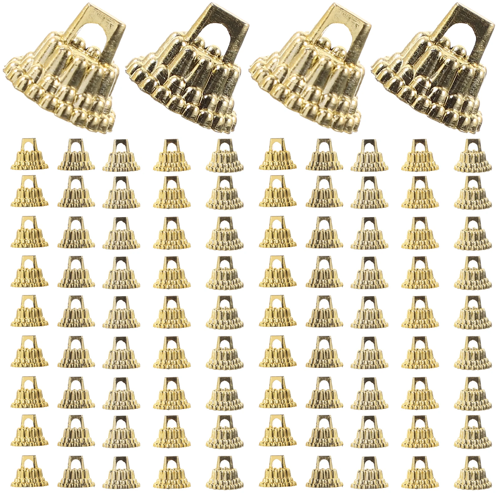 

1Set Christmas Ball Caps Pendant End Covers Plastic Replacement Miniature Hanging Ornament Supply DIY Xmas Decor Accessories