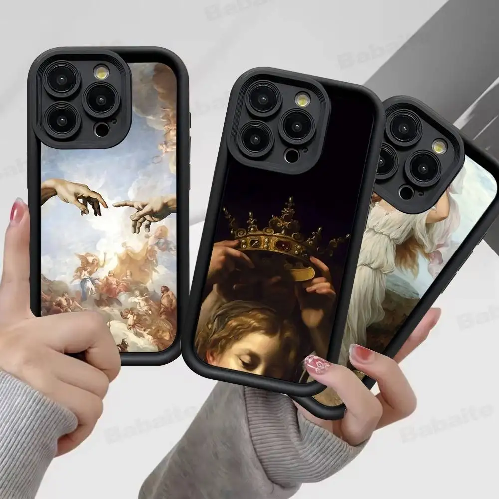 

Renaissance Art Painting Phone Case For IPhone 17 16 15 14 Plus 13 12 11 Pro Max Silicone Cover