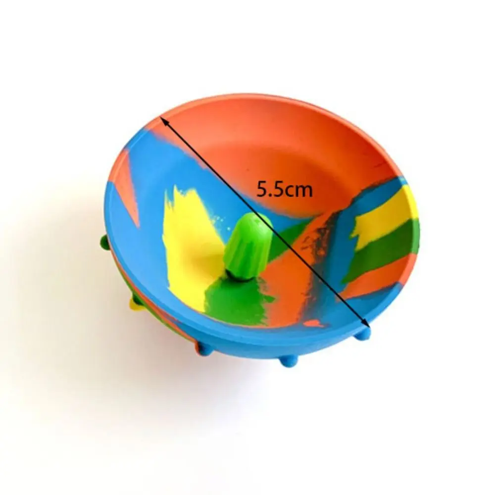2 pièces amusant roman Anti-Stress balle rebondissante Hip Hop Pops bout des doigts haut rebond Spinner bol en caoutchouc saut Popper enfant jouet