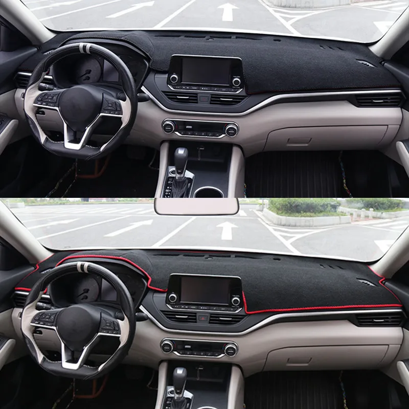 Car Dashmat For Nissan Altima L34 2019 2020 2021 2022 2023 Anti-UV Dashboard Cover Mat Dash Sunshield Protect Carpet Accessories