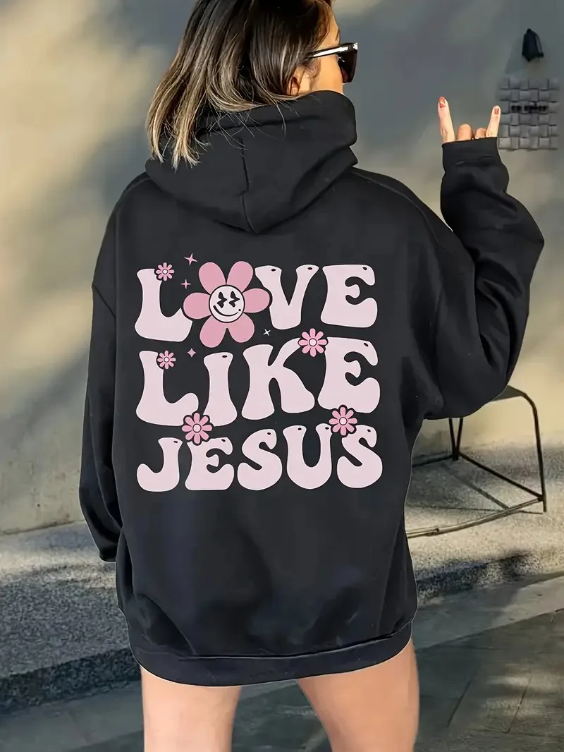 

Letter Graphic Printing Autumn and Winter Pure Cotton Men's and Women's Hoodies Outdoor Street Sports Training Brand Trendy