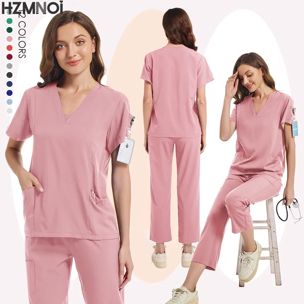 Новая нейтральная медицинская униформа для операционной, наборы медицинских принадлежностей, стоматологическая хирургия и униформа для медсестер, рабочая униформа, оптовая продажа