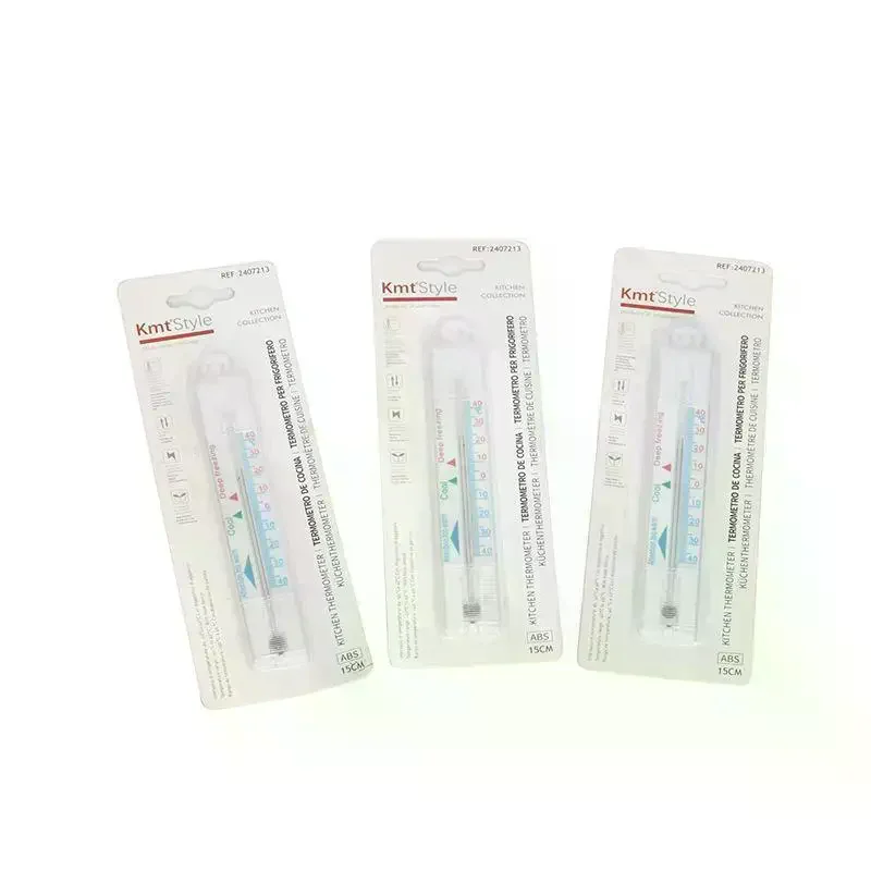 1Pieces Plastic Fridge Thermometers With Hook Plastic Thermometers Suitable For Accurate Temperature Monitoring M6CB