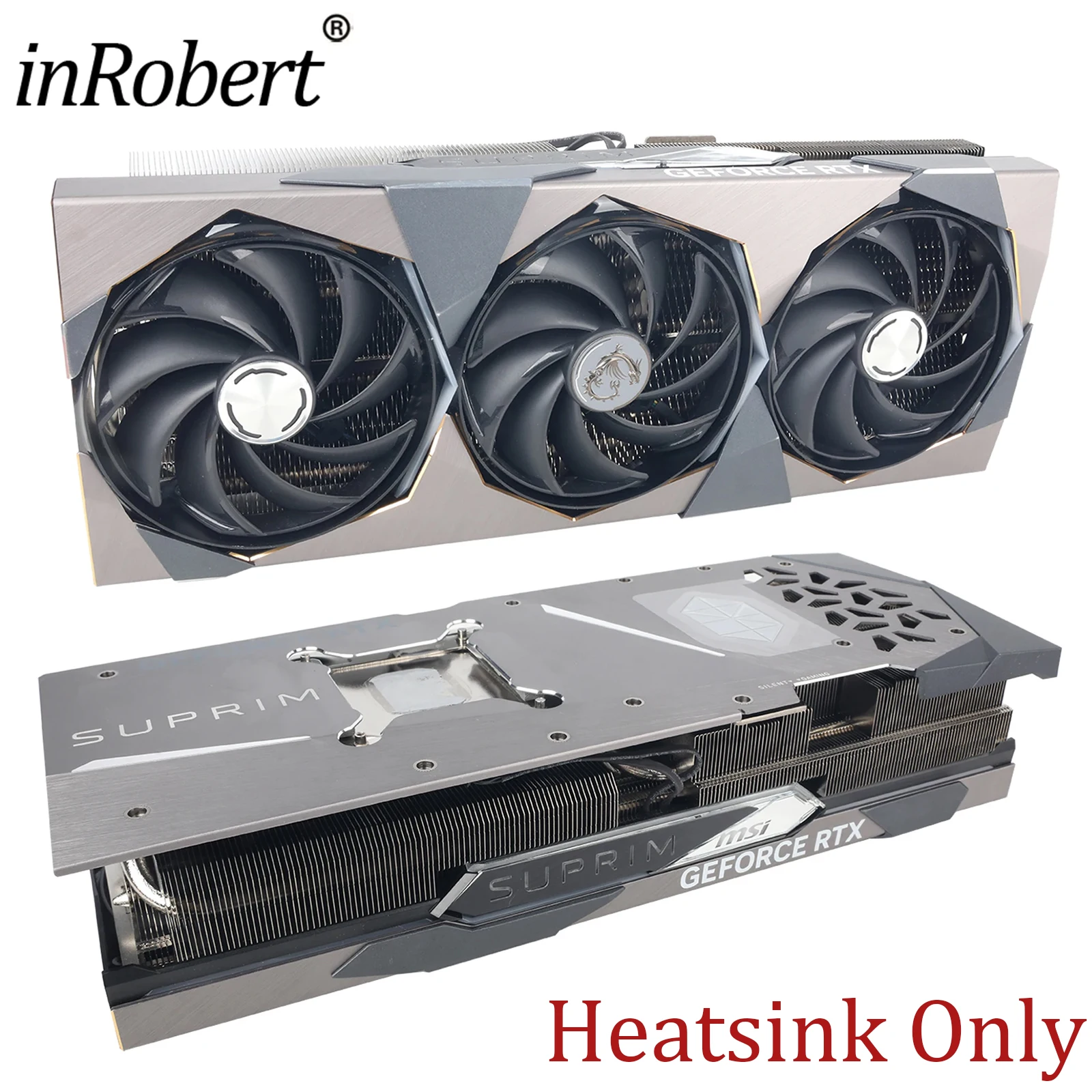 RTX4090 RTX4080 Original Heatsink For MSI GeForce RTX4090 4080 SUPRIM X Graphic Video Card with Backplate