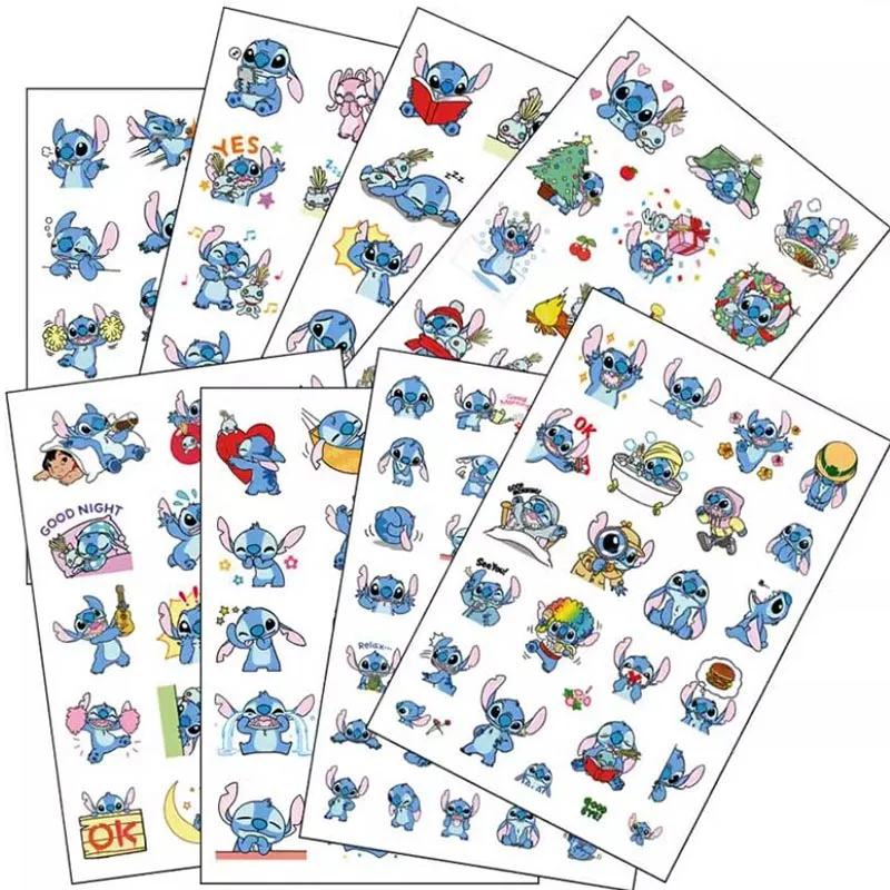 80pcs/lot Kawaii Stitch Koala PVC Stickers Cute Scrapbooking DIY Diary Decorative Sticker Album Stick Label