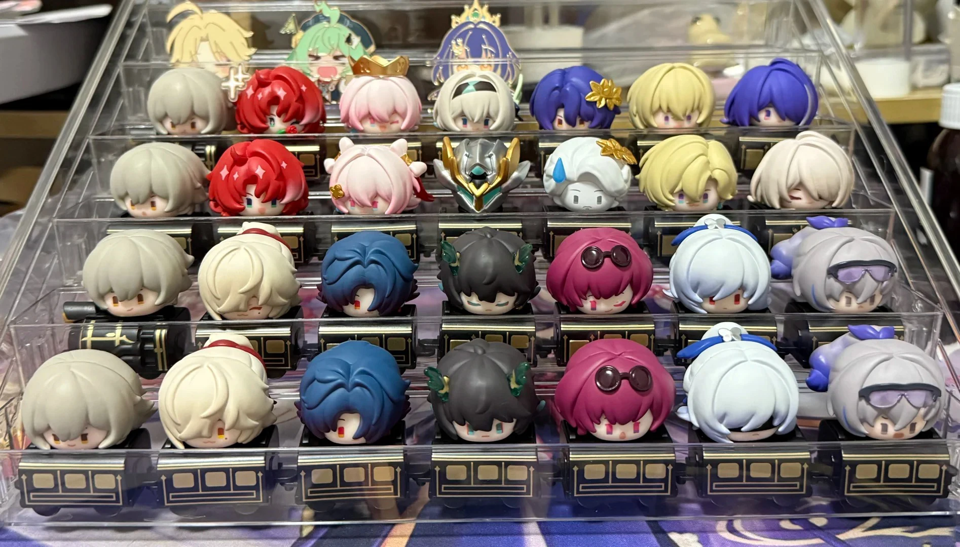 Mihoyo Honkai Star Rail Blind Box Stacking Chara Toy Official Collectible Desktop Ornament First Series Kafka Jing Yuan Jingliu