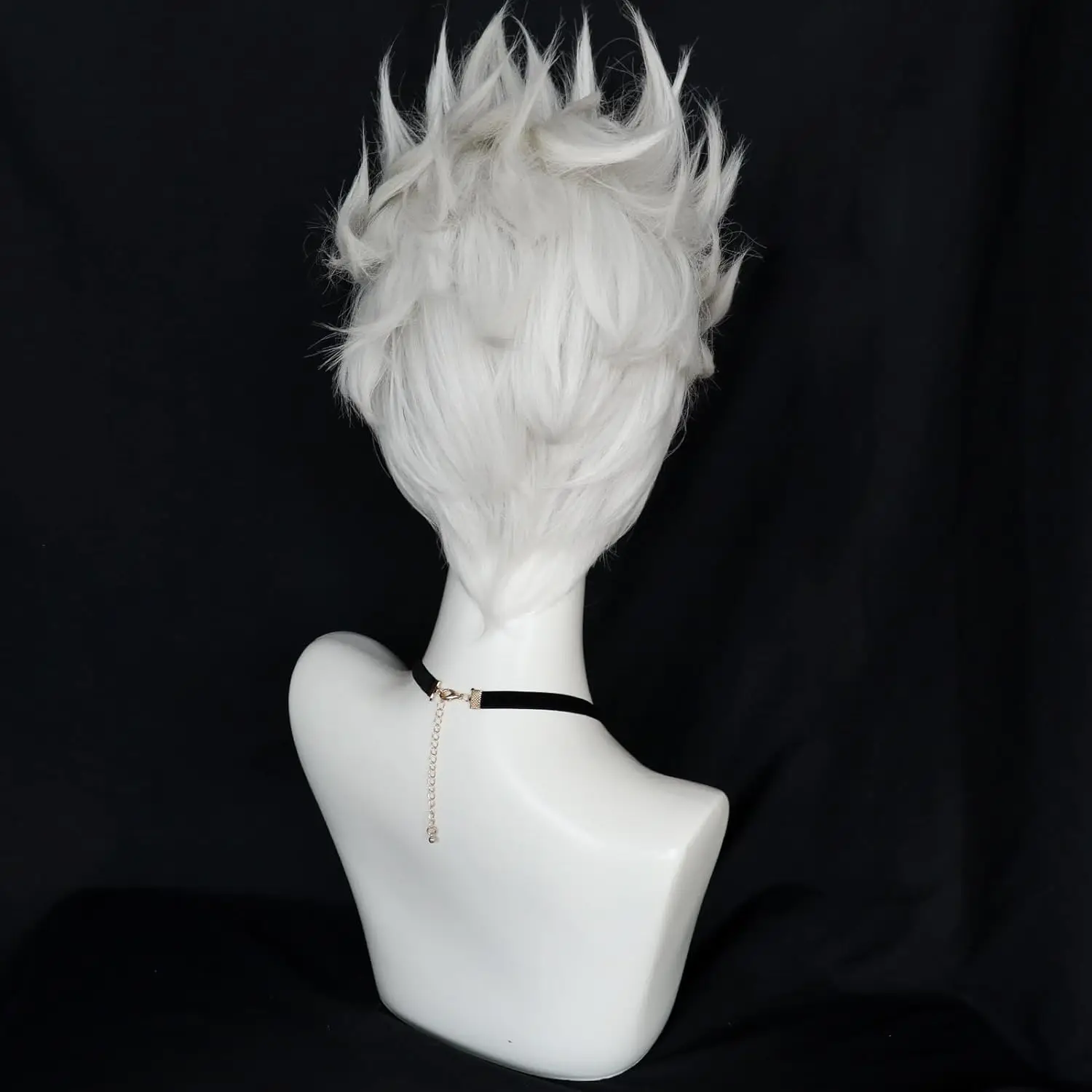 Movie Cosplay Ursula Wig White Short Hair For Adult Women Men Halloween Costume Cosplay Role Play Props