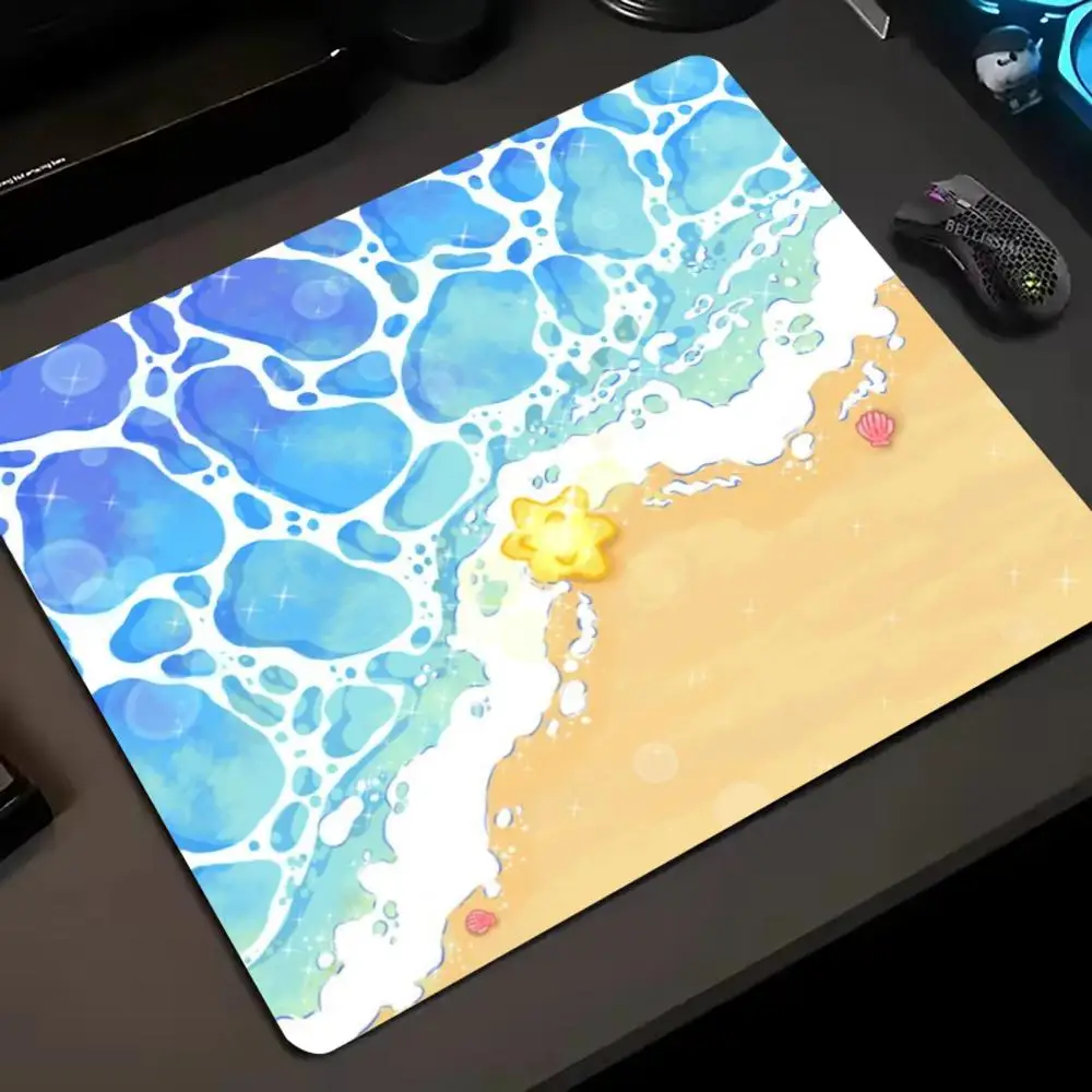 

Blue Ocean Mouse Pad 400x450 Textured Cloth Gaming Mouse Pad - Premium Non-Slip Control Surface for Precision Tracking