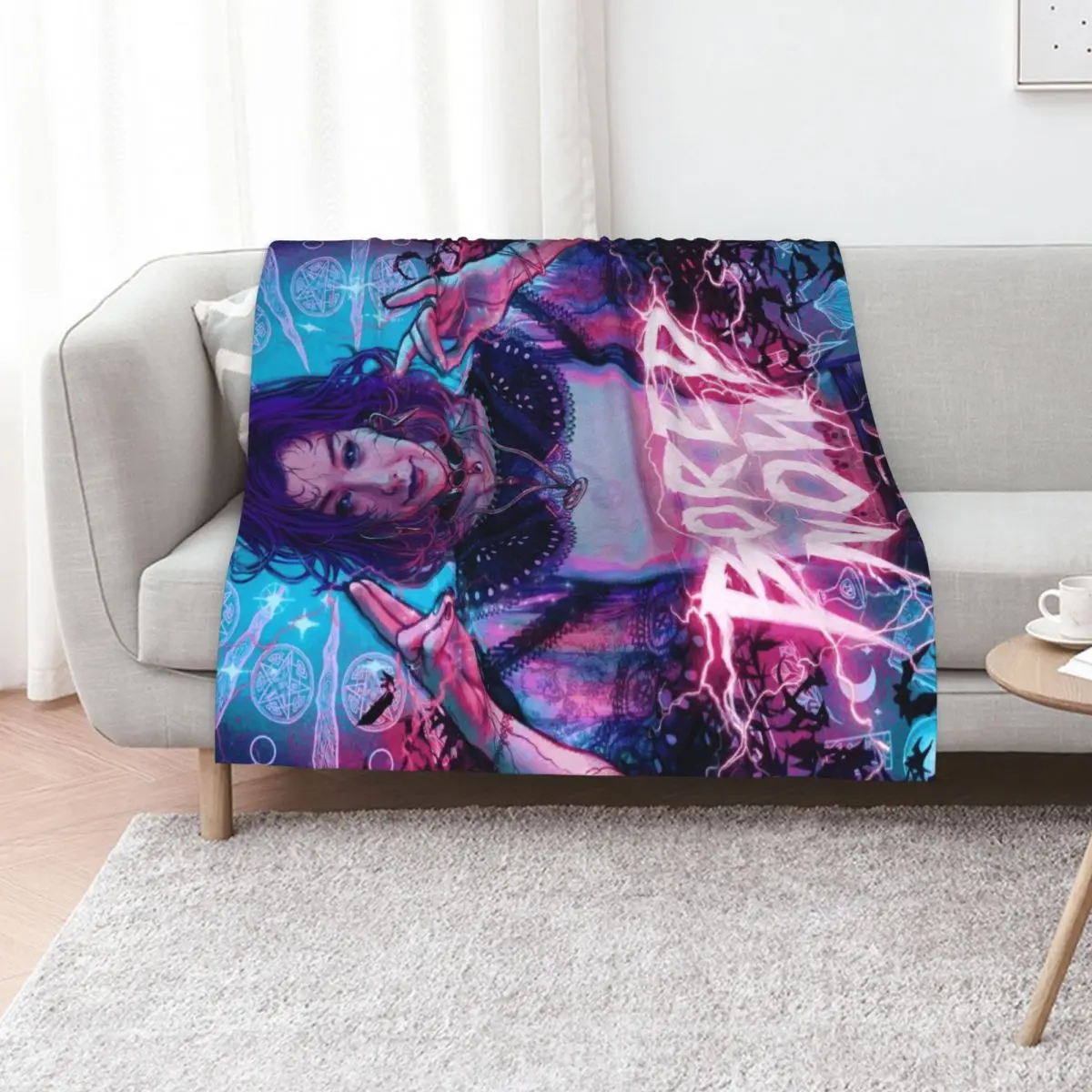 Dark Willow - Bored Now Throw Blanket Luxurious Soft Blanket Holiday Gift for Family