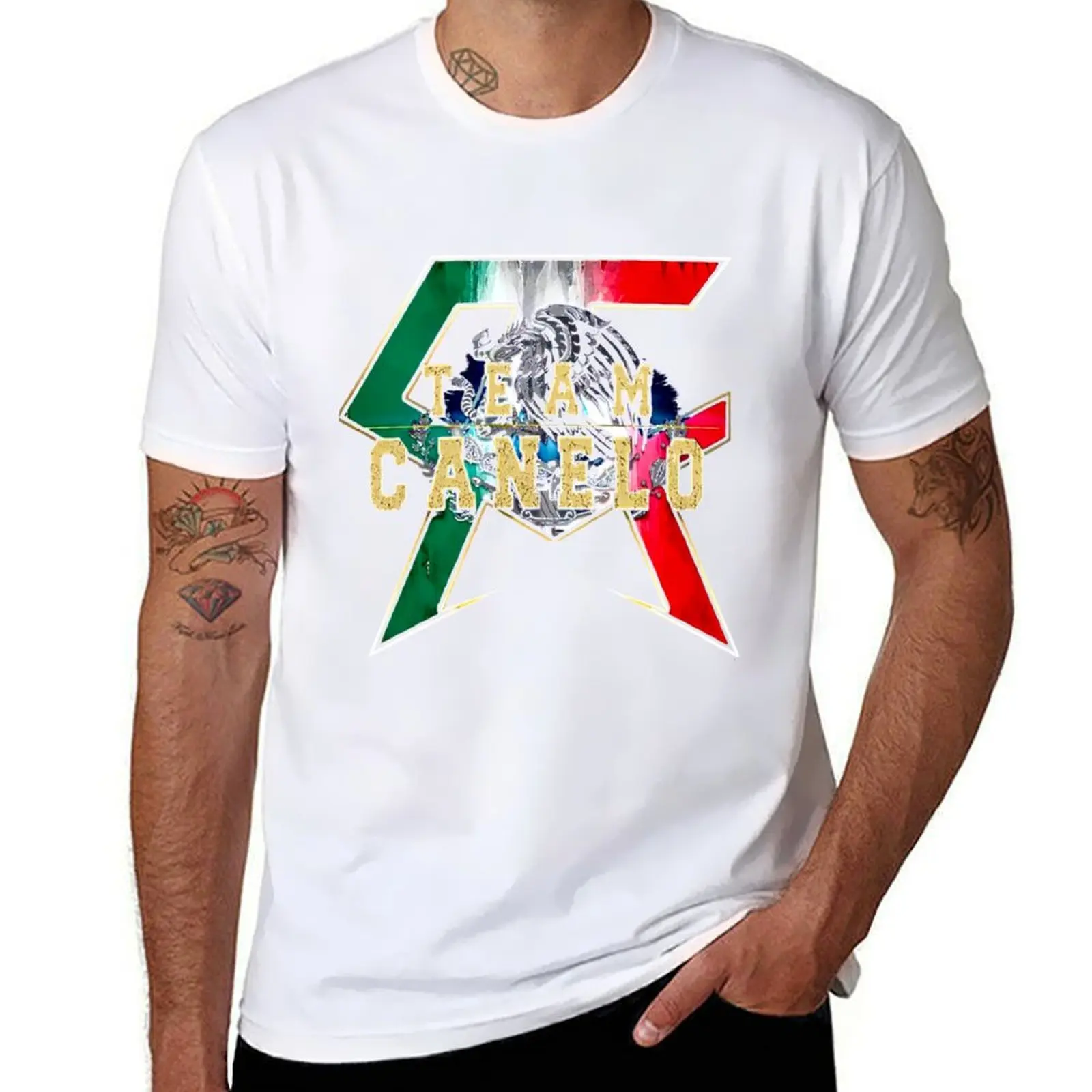 

CANELO ALVAREZ T-Shirt t shirt man designer black cotton t-shirt plain for man package T-Shirt