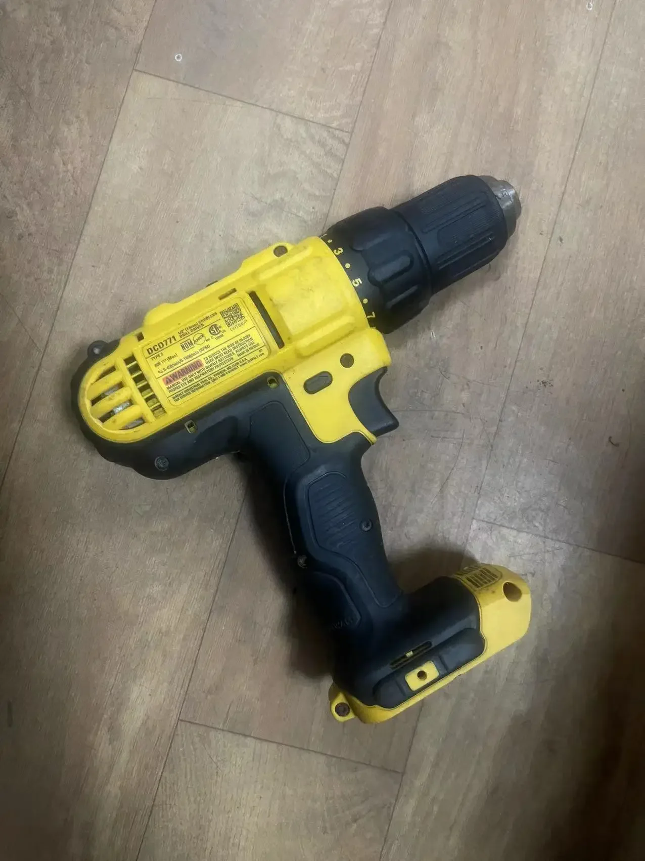 DeWALT DCD771 20V 1/2\