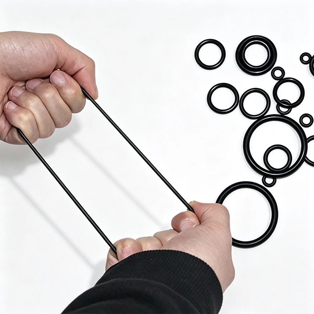 1000/50 Stück O-Ring Shore A 70 NBR Gummi-O-Ring-Dichtung Schwarz Nitril für Auto-Reparatur, Armaturen, Sanitär, DIY-Abdichtung – Detail 5