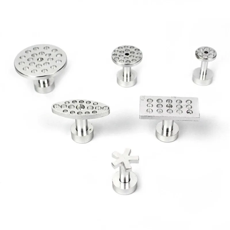 Suitable For Car PDR Dent Repair Aluminum Pull Tabs, Multi-Shape Auto Body Dent Pulling Shim Accessories