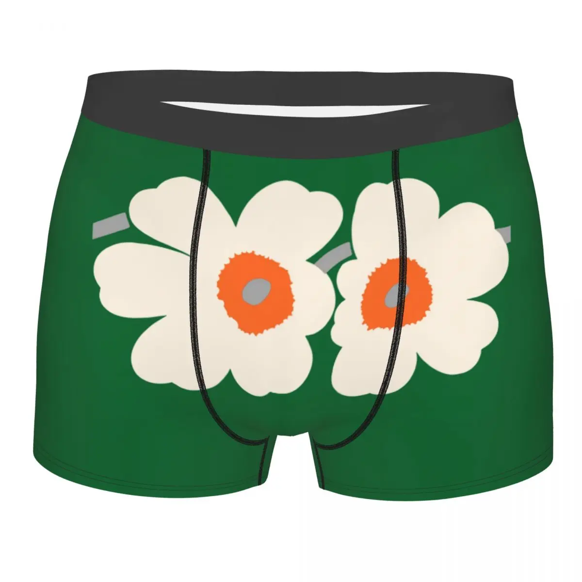 Custom Male Cool Little Poppy Print Underwear Fashion Modern Style Boxer Briefs Stretch Shorts Panties Underpants