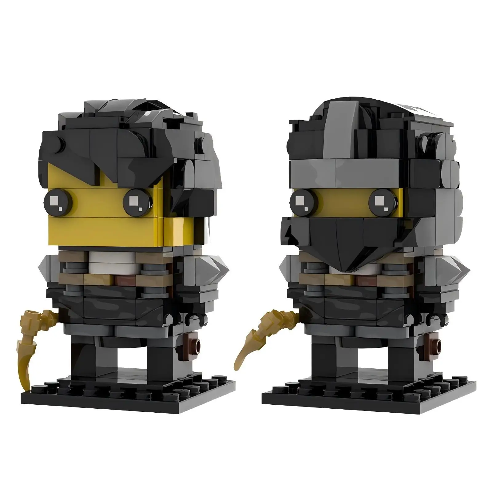 MOC Ideas Animierter Film Actionfigur Bricksheadz Ninja Kai Lloyd Cole Bausteine Modell DIY Kinder-Montage-Spielzeug Geschenk – Detail 5