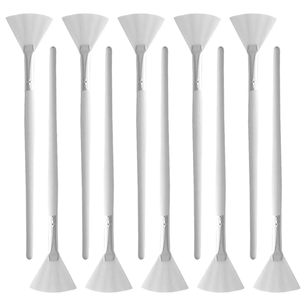 

10Pcs Facial Mask Brush Applicator Durable Makeup Tool for Even Mask Cream Application Comfortable Handle Makeup Brush